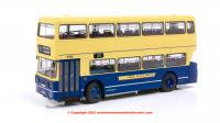 901009 Rapido West Midlands Fleetline Double Decker Bus number 6466 - WMT Blue/Cream - 23 WOODGATE VIA HARBORNE